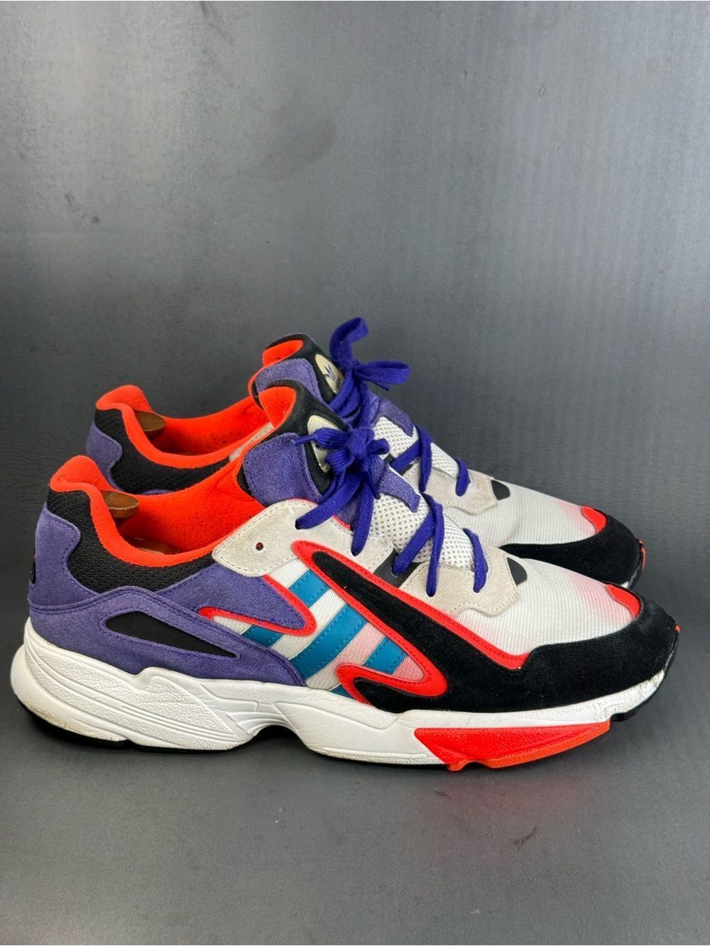 adidas Yung-96 Chasm Active Teal Energy Ink athletic sneaker shoes men’s size 13